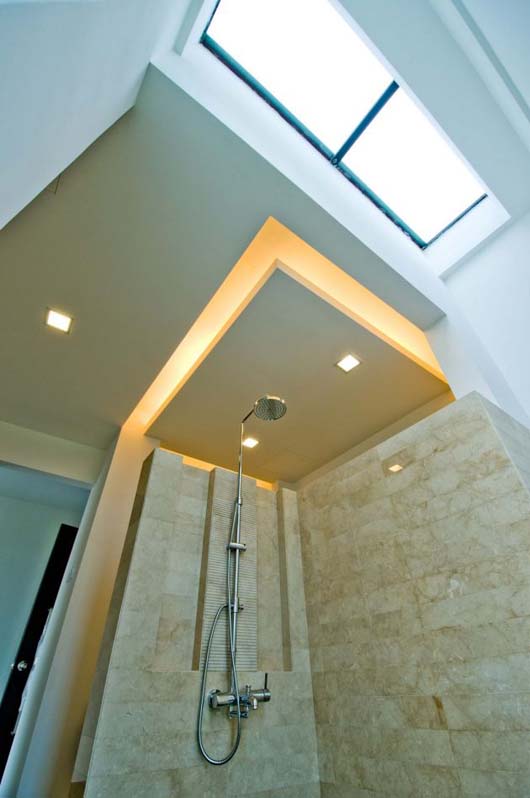Three Storey Plan Luxury Home Decorating With Modern Shower luxury home decorating with modern shower design