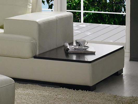 Contemporary White Leather Sofa Design Low Table modern leather sofa design with low table