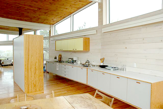 Modern kitchen design interior wooden floors