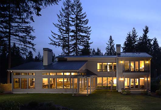 Landscape Design Modern Residence Decorating With The Rooms Open To Courtyards landscape design modern residence decorating image