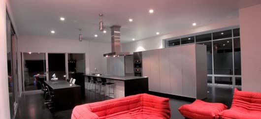 Two Simple Cubes Design Passive Solar Home Decorating Open Space Interior modern home interior decorating open space