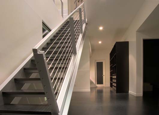 Two Simple Cubes Design Passive Solar Home Interior Decorating Photos modern box home design interior decorating