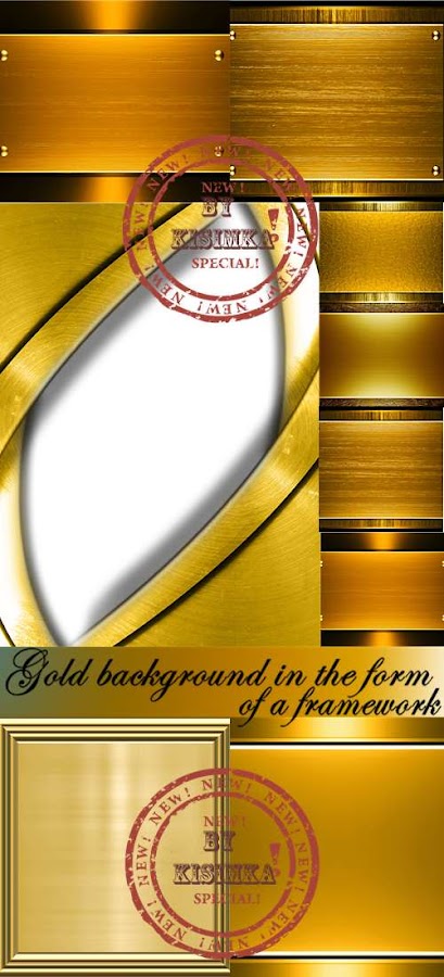 Stock Photo: Gold background in the form of a framework