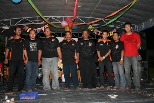 Berpose bersama pada acara Gaspol