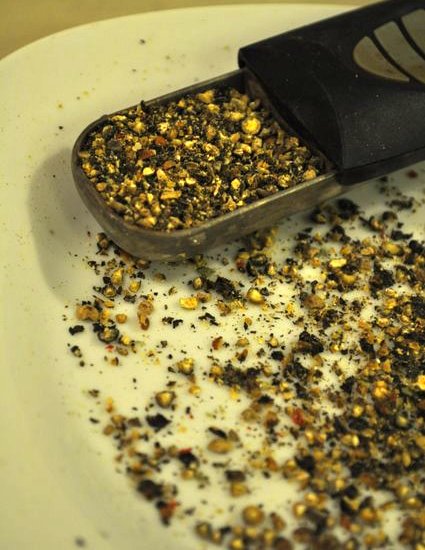 hand ground fresh pepper