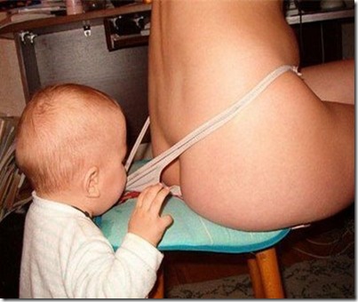baby-bites-woman-underwear