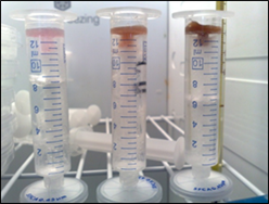 Figure 6 - Ice Penetration Test Solution A, B, E Figure 6 - Ice Penetration Test Solution A, B, E