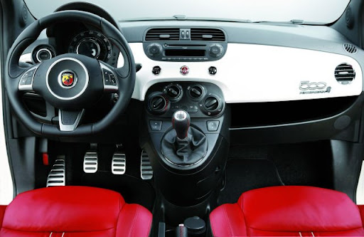 Fiat 500 Interior Old. Abarth 500 interior