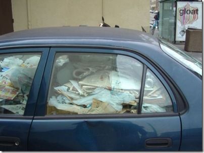 lixo no carro 10