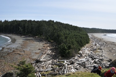 On top of Sand Point
