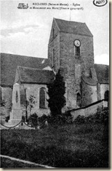 église de Recloses et monument aux morts église de Recloses et monument aux morts