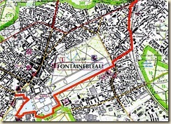 départ Fontainebleau