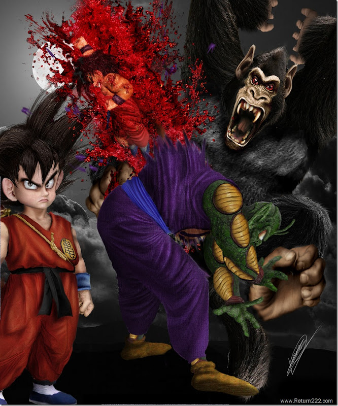 Goku vs Piccolo ozzaru