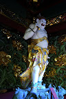 This guardian of Rinnoji Temple looks a little more intimidating
