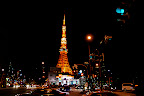 Tokyo Tower looms large over this Akabanebashi neighborhood