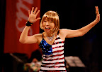 Sparklingly patriotic dancer