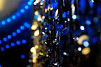 Decorations on a wall in Shinjuku station