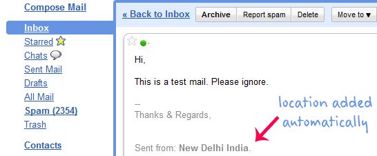 How to Add Location in Gmail email Signatures (Techmad tips#4) emaillocation How to Add Location in Gmail email Signatures (Techmad tips#4)
