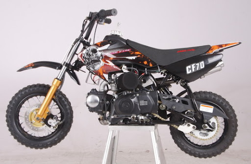 70cc Moto21 Pro CF Semi Auto Dirt Bike-Black