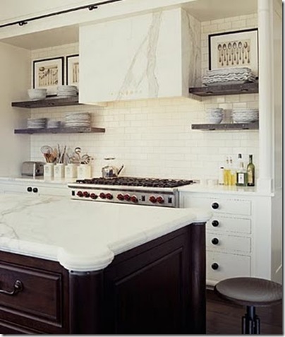 erin martin white kitchen with marble hood
