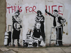 banksy thug for life