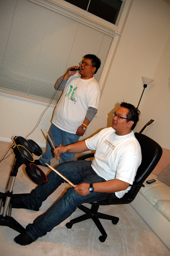 We played Rock Band for hours!