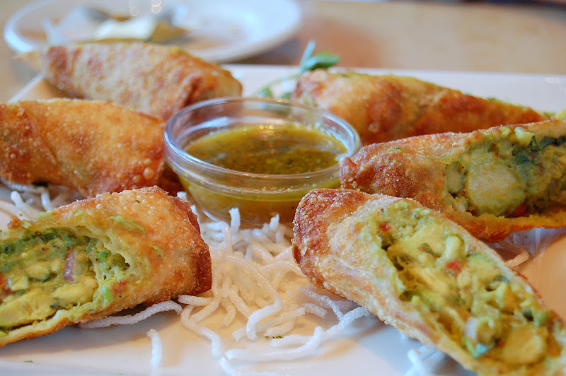 My favorite appetizer - avocado rolls!