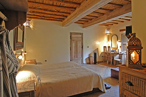ismple bedroom kasbah simple yet chic and authentic bedroom at the Kasbah