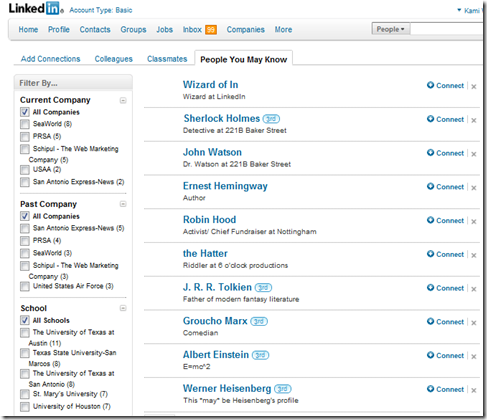LinkedIN People April Fools LinkedIN People April Fools