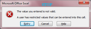Data Validation Data Validation Stop