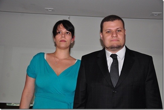 Daniela e Rodrigo Campanário, novo casal companheiro do Rotary Club de Santos