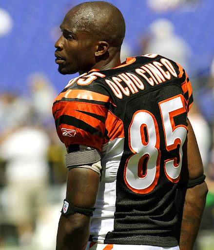 Chad Ochocinco, de los Cincinatti Bengals