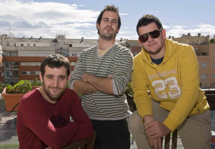 Samuel, Alvaro y Ricardo, los tres miembros de No es lo comun