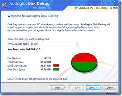 Autologics Disk Defrag