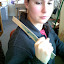 Demeny and I took photos of her hand holding things to give me something to sketch from.