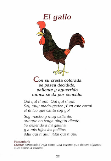 poemas infantiles cortos de animales