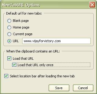 url tab