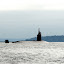 Submarine exiting Rich Passage Submarine exiting Rich Passage