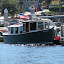 Wooden boat at Gig Harbor dock