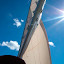 Sails are full of wind