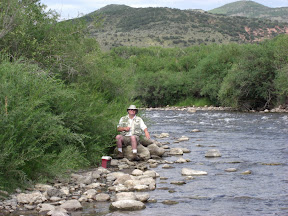 Fishing on the White Water river.