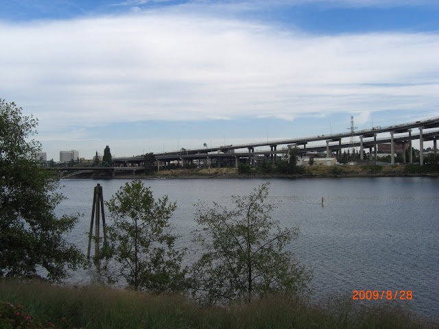 More River front in downtown Portland...