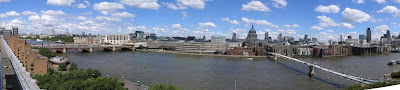 View, North Balcony, Tate Modern Members' Room