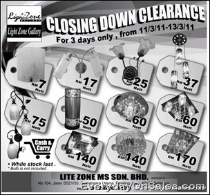 LITE ZONE Closing Down Clearance 2011-EverydayOnSales-Warehouse-Sale-Promotion-Deal-Discount