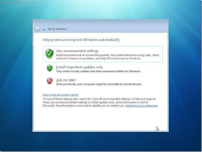 instalare Windows 7, cum instalezi windows 7 modul grafic, tutorial instalare windows 7