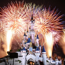 3D fireworks castle Live WP mobile app icon