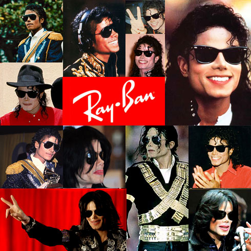 Modelo Ray Ban Aviador usado por Michael Jackson