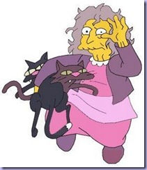 cat lady simpsons