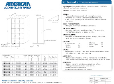 Specification Brochure