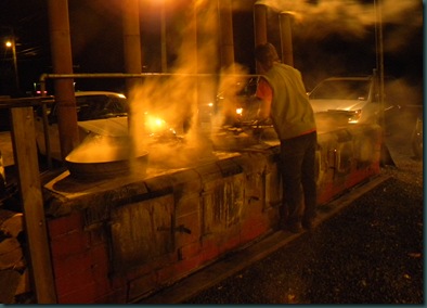 lobsters cooking